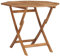 Homgoday Gartentisch Klappbar Mit Schirmloch Terrassentisch Balkontisch Tisch Klapptisch Garten Esstisch Holztisch für Garten, Terrasse und Balkon Achteckig 85x85x76 cm Teak Massivholz