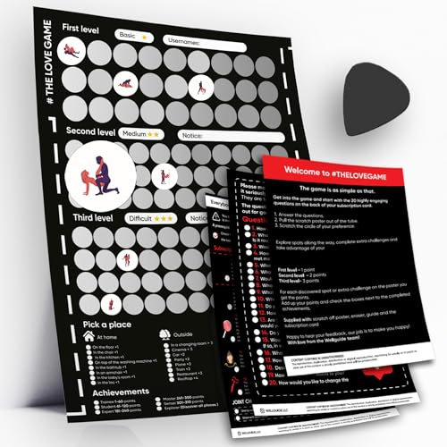 #THELOVEGAME Rubbelposter 169 Liebesaufgaben - Date Night Ideen & Gespräche