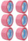 gws Paketklebeband 6 Rollen pink Geräuscharmes Universalklebeband zum Verpacken von Paketen - Hohe Klebekraft - Profi-Qualität 66 m Länge 50 mm Breit
