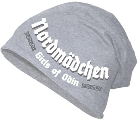 Frauen Damen Long Beanie Mütze Girls of Odin Nordmädchen schildmaid Nordic