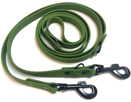 3-fach verstellbare Leine, Hundeleine aus Hexa-Gurtband (4m)