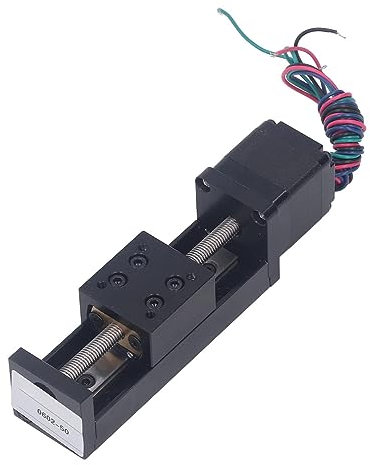 Mini-Linearschienenführungs-Schiebeaktuator – 28 Schrittmotor, 50 Mm Hub, DIY-CNC-Frästeile, X, Y, Z-Bühne mit T-Schraubenstange, Ideal für DIY-CNC-Frästeile