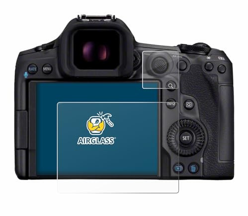 BROTECT Schutzglas für Canon EOS R5 Mark II | Transparenter Displayschutz Made in Germany Schutzfolie Panzer Folie Glas 9H Anti-Fingerprint Einfache Montage Clear