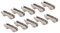 Lot de 10 roues de porte coulissante fendue, 6 mm de large, rouleau de rechange pour porte en verre, tiroir, meubles, poulies de douche
