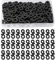 Yoicn Lth 80 Pcs Small Gutter Hooks for Outdoor String Light Hangers, S Shaped Mini Christmas Lights Gutter Clips for Fence Wire Securing Decoration Clips Black