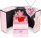 ELEUTH Cadeau Femme Rose Éternelle Fleurs Ours Boite, Roses Préservées avec Collier, Ours en Rose Coffret Cadeaux pour la Fete des Meres Anniversaire Mariage Saint-Valentin