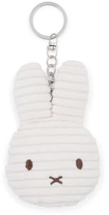 Miffy Schlüsselanhänger, flach, Eco, Cord, Offwhite, 10 cm