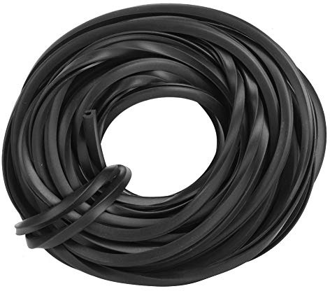 Cocoarm Joint d'Étanchéité en Caoutchouc Noir pour Serre, Bande de Vitrage, 4 M, 10 M, 18 M Options Disponibles