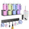 3PCS Magnetic Cup Storage Rack Set, Magnetic Cup Holder for Fridge with Tumbler Lid Organizer and Hooks for S-TANLEY 20oz 30oz 40oz Cups Magnetic Water Bottle Organizer Kitchen Refrigerator Holder