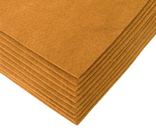 maDDma Bastelfilz Bögen 10er-Pack Flex Filz DIN A4, Stärke 1,5-2mm, Filzplatte, 50 Farben