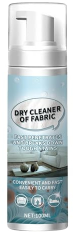 KOAHDE Trockenreiniger,Trockenreiniger Kleidung Spray,Stain Treater Spray Portable,100ML,Wäschereinigung Entreinigung Trockenreinigung Teppich Vorhänge Sofa Wasserfrei Waschmittel
