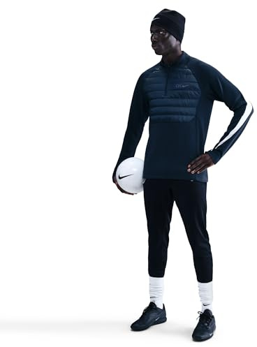 NIKE Fc Chelsea Academy Winter Warrior Therma-Fit Fußball-Drill-Oberteil Für Herren, Obsidian/Phantom/Rush Blue, HQ1801-451, XS