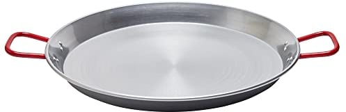 Garcima - LA IDEAL - Paellera valenciana para 16 personas, 55 cm, Gris