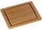 WMF Schneidebrett Bambus natur, 26 x 20 cm, Bambus Brett, Holzbrett klein - Tranchierbrett mit Saftrille - Küchenbrett klingenschonend