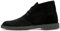 Clarks Bushacre 2, Scarpe Chukka Uomo, Camoscio Nero, 48 EU
