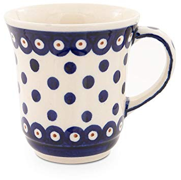 Original Bunzlauer Keramik Kaffee/Tee Becher V=0,30 Liter im Dekor 46