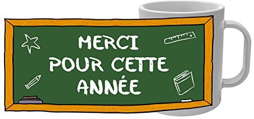 YONACREA - Mug Tasse - Tableau d'école - Merci pour cette Année