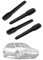 Twowinds - Türriegel 1H0837187A Kompatibel mit VW Golf Polo Vento Ibiza Cordoba Toledo - Tür Vordere, Hintere, Linke, Rechte (beide Seiten) - Verriegelungsknopf - Riegel (4 stück)
