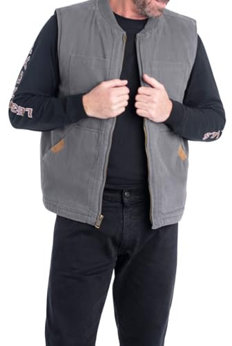 Legendary Whitetails Herren Canvas Cross Trail Weste, Dunkelgrau, 4XL Tall