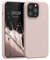 kwmobile Handyhülle für iPhone 13 Pro Hülle, für iPhone 13 Pro Case - Hülle Silikon - kabelloses Laden - Altrosa