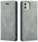 QLTYPRI Case for iPhone 11, Vintage PU Leather Wallet Case Card Slot Kickstand Magnetic Closure Shockproof Flip Folio Book Case Cover for iPhone 11 - Grey