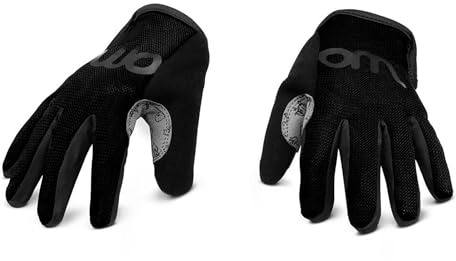 woom TENS Bike Gloves, Child’s & Youth Bicycle Full Finger Protection with Grip for Road Cycling & Mountain Biking (Boys & Girls) - Black - 5