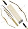 FLITZEBOGEN Bamboo Set - 40 Zoll - Kinderbogen aus Holz, Anfängerbogen mit Köcher und Pfeilen für den Einstieg I Für Kinder ab 7 Jahre (Set mit 3 Pfeilen)