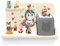stadtecken® Kinder Regal für Musikbox I Motiv Pony Cool, klein I Geeignet für die Toniebox und ca. 25 Tonies I Geschenkidee I Hörspiel I zum Aufhängen oder Aufstellen (Einhornbaby, klein)