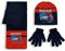 Spider-Man Jungen Winter-Set Kinder Mütze, Schal und Handschuhe