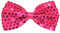 TrendandStylez Pailletten Fliege, pink, 9 x 12cm, verstellbar, für Damen und Herren, Glitzer Accessoire, Fliege für Karneval