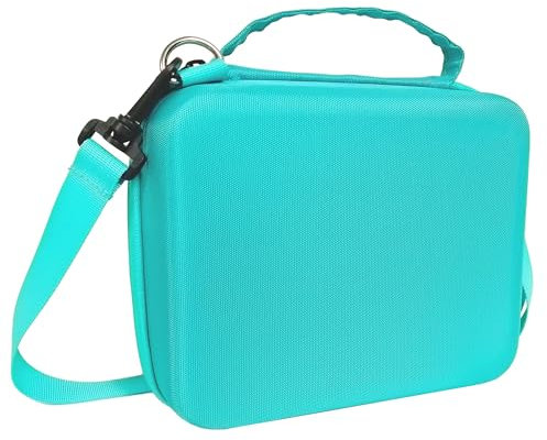 TEWEV Grande Housse Universelle pour Appareil Photo Instantané Enfant, Compatible Tous Modèles, Poches Multiples, Rangement Rouleaux Papier Thermique et Accessoires, Bandoulière de Transport