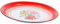 SHOWERORO Plato Redondo Esmaltado Estilo Vintage para Aperitivos para Cocina China Y Uso Doméstico