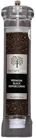 Terramezzo 30cm Black Peppercorn Premium Mill