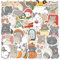 Bric Dodo 50 Stück Chinchilladale Aufkleber Auto Laptop Telefon Gitarre Skateboard Motorrad Fahrrad Chinchilla Stickers Set Vinyl Wasserdicht Aesthetic Aufkleber für Jugendliche Kinder Erwachsene