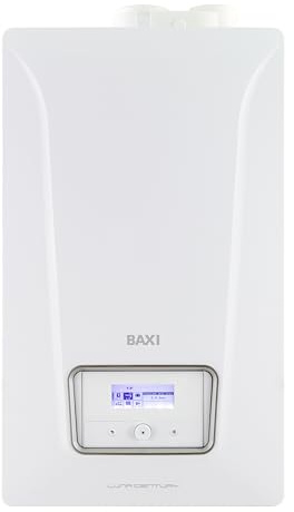 Baxi Luna Century 30 Caldaia a Condensazione, Murale, a Metano/GPL/Aria Propanata, Riscaldamento e Acqua Calda Sanitaria, 76,3 x 45 x 33,4 Cm
