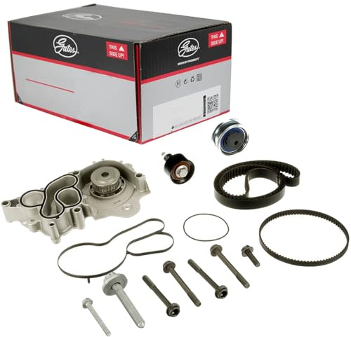 GATES KP75680XS-2 Water Pump + Timing Belt Set Number of Teeth 163 20 mm with Water Pump