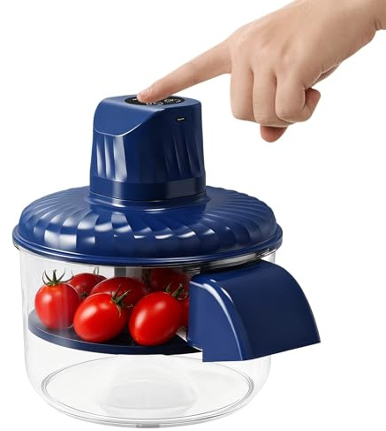 Yulokdwi Máquina Peladora de Uvas,Herramienta De Cocina Inalámbrica Quitapieles,Pelador Automático De Frutas De Gran Capacidad - Para Granada Ajo Tomate Uva Fruta De Cactus Vegetal Patata
