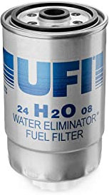 UFI Filters, Filtro Gasolio 24.H2O.08, Filtro Carburante per Ricambio, Adatto ad Auto, Applicabile su Diversi Modelli Chrysler