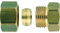 Raccord bicône droit laiton - F 1/2 - Ø 14 mm - Riquier