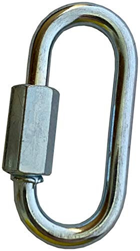Merriway BH04344 Quick Link Chain Repair Shackles, M10 (3/8 inch) - Zinc Plated Steel