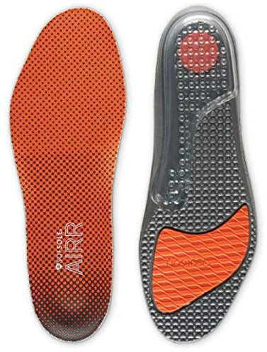 SofSole Airr Komfort Sport-Geleinlage mit Luftkissen-Fersendämpfung für höchsten Laufkomfort Damen Herren + gratis 1p Sportsocken (39-42 EU)