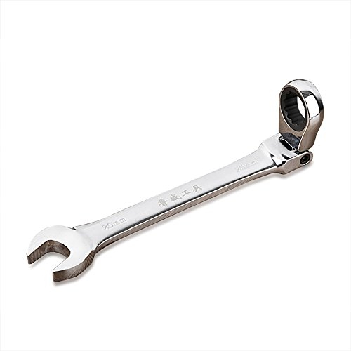 Chiave girevole a cricchetto flessibile NUZAMAS Chiave a brugola a doppia testa Rotazione di 180 gradi Dimensioni 17mm