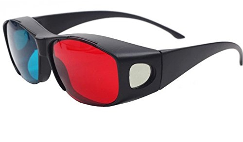 Newin Star 3D Vision Myopia Brille für 3D TV Kino, DVD oder Lesen, Rot/Blau / Cyan