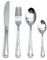 TB 21120001 Besteck-Set, 24-teilig, mit Perlen, Edelstahl