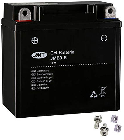 YB9-B Gel Batterie für TPH 125 2T X-R Typhoon Baujahr 2000-2003 von JMT
