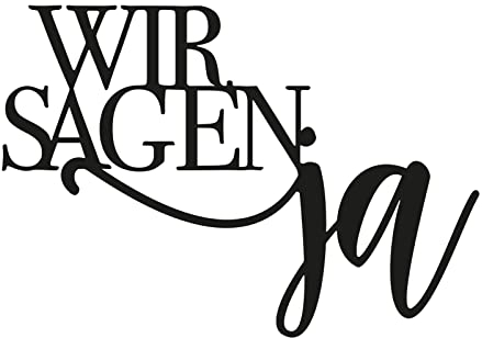 Vaessen Creative MV-SS-414 Handwerk Stanzschablone zum Basteln, Wir Sagen Ja, Erstellen komplexer Designs für Scrapbooking, Kartenherstellung und andere Papierprojekte, Silber, 5,2 x 7,7 cm