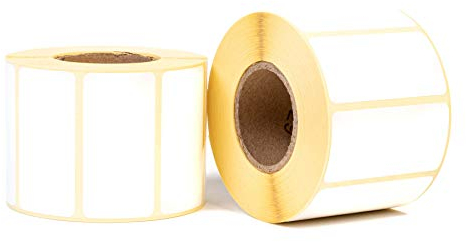 1000 Etiketten selbstklebend (60x30mm Weiß) - Klebeetiketten zum Beschriften - Aufkleber für Gläser, Marmelade, Einmachgläser & Tüten - Tiefkühletiketten Gefrieretiketten (-30°)