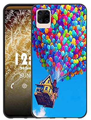 Sunrive Kompatibel mit ZTE Smartphone AXON 11 Hülle Silikon, Transparent Handyhülle Schutzhülle Etui Case (Q Ballon)+Gratis Universal Eingabestift MEHRWEG