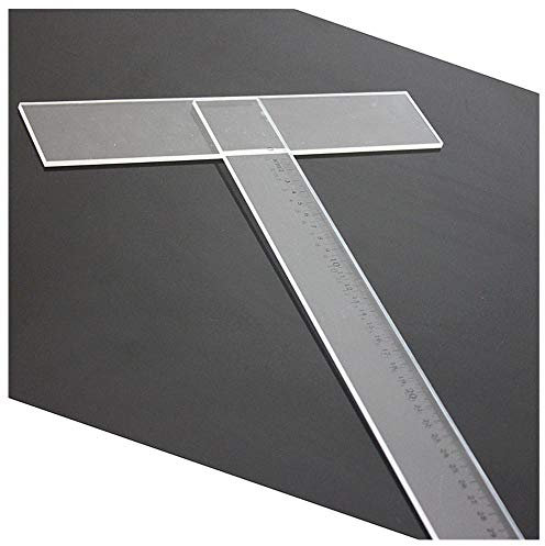 T-Quadrat, T-Quadrat, quadratisches Lineal, für Maschinenbauzeichnungen-80cm