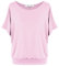 Van Der Rich ® - Tee Shirt Oversize Manche Chauve Souris - Femme (Rose, L)